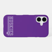 Huskies iPhone 16 Hoesje (Achterkant horizontaal)