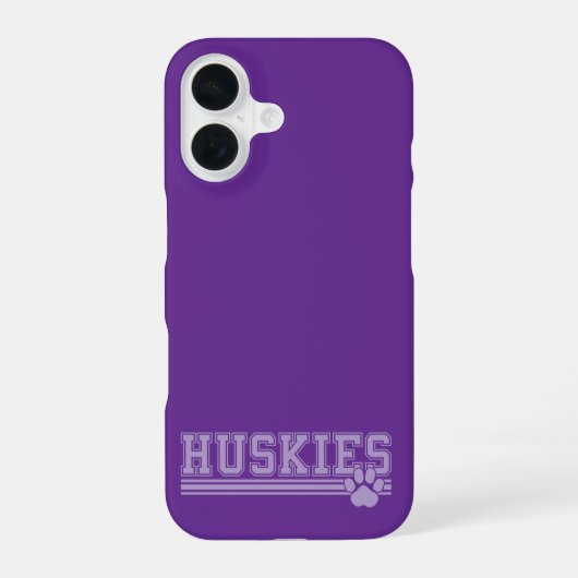 Huskies iPhone 16 Hoesje (Achterkant)