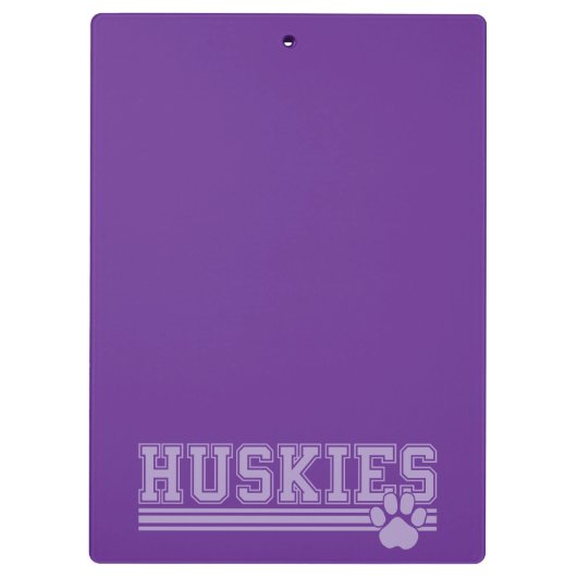 Huskies Klembord (Achterkant)