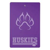 Huskies Mini Klembord (Achterkant)