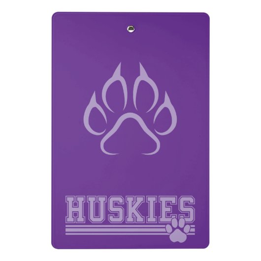 Huskies Mini Klembord (Achterkant)