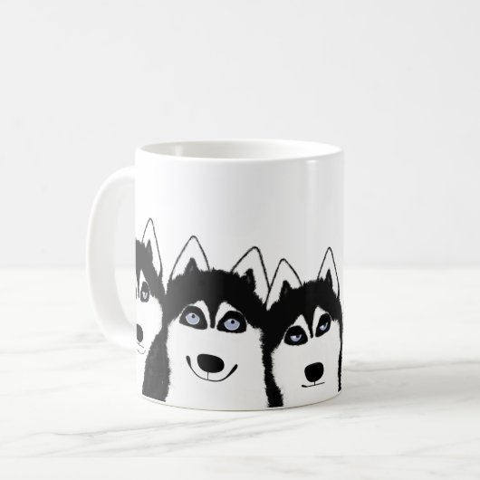 Huskies Mok (Voorkant links)