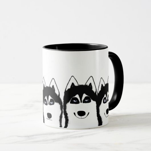 Huskies Mok (Voorkant rechts)