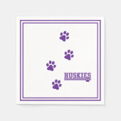 Huskies Paper  Servet (Voorkant)