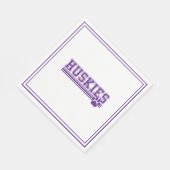 Huskies Papier  Servet (Hoek)