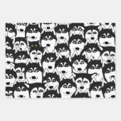 Huskies Papieren pakbladen Inpakpapier Vel (Voorkant)