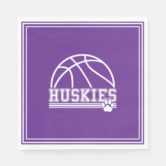 Huskies Papieren Servetten (Voorkant)