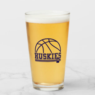 Huskies Paw Beer Glas