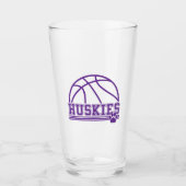 Huskies Paw Bier Glas (Voorkant)