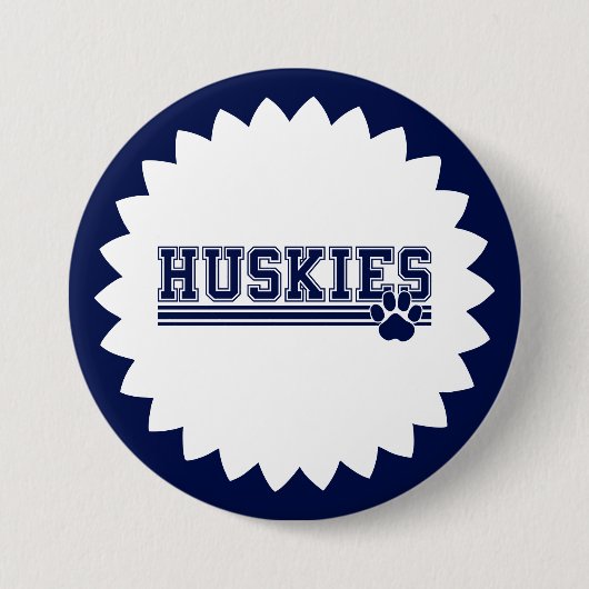 Huskies Pin Button (Voorkant)