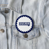 Huskies Pin Button (In situ)