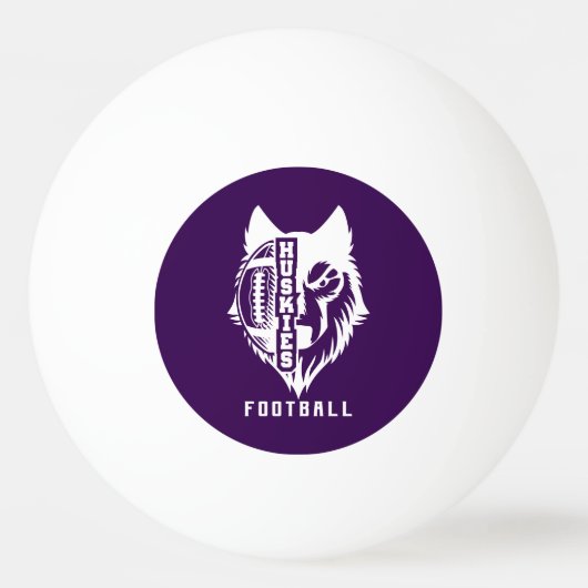 Huskies Ping Pong Balls Pingpongbal (Voorkant)