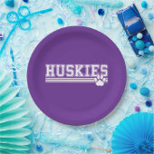 Huskies Poot  Papieren Bordje (Feest)