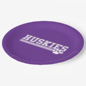 Huskies Poot  Papieren Bordje (Gekanteld)