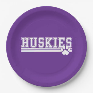 Huskies Poot  Papieren Bordje