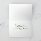 Huskies Sled Dogs Holiday Greeting Card Alaska Kaart (Binnen)