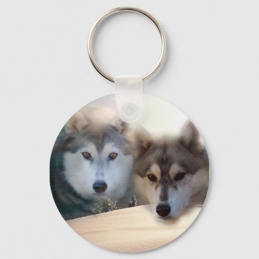 huskies sleutelhanger (Voorkant)