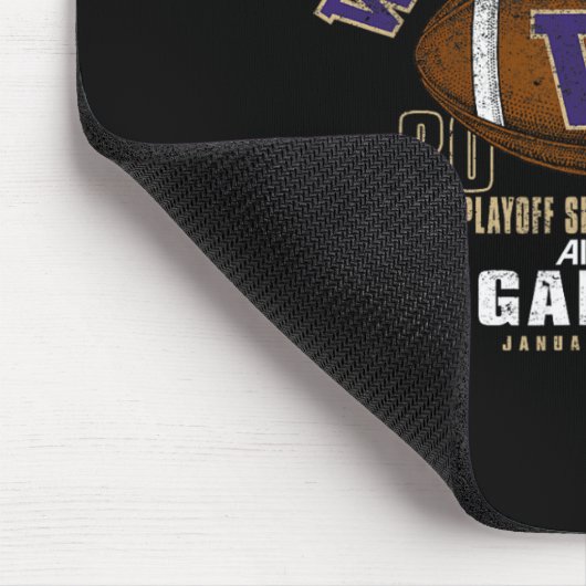 Huskies Sugar Bowl 2024 GVB Football Logo Muismat (Hoek)