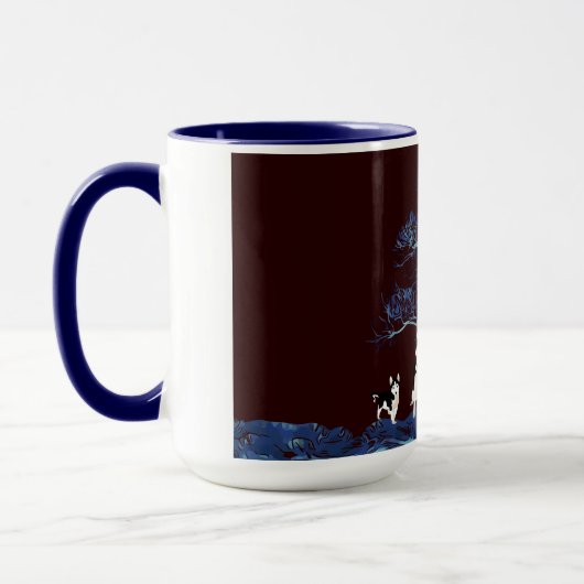 Huskies twee getinte koffie mok. mok (Links)