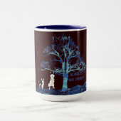 Huskies twee getinte koffie mok. mok (Midden)