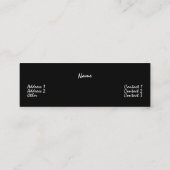 Huskies Visitekaartje (Achterkant)