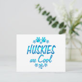Huskies zijn Cool Briefkaart (Staand voorkant)