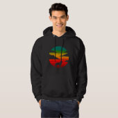 Husky 70s Mannen Vrouwen Hoodie (Voorkant volledig)