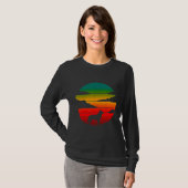 Husky 70s Mannen Vrouwen T-shirt (Voorkant volledig)