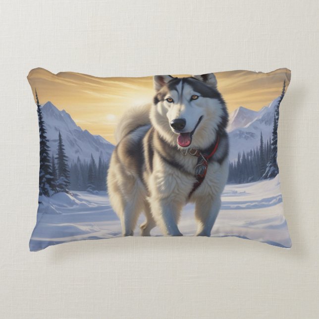 Husky Accent Kussen (Voorkant)