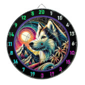 Husky Adventure Ridge Wall Display Dartbord (Voorkant)
