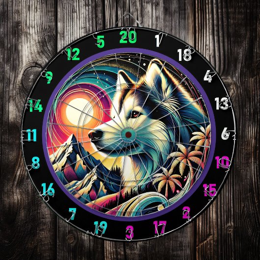 Husky Adventure Ridge Wall Display Dartbord