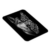 Husky als je niet gelooft dat ze zielen hebben T- Magneet (Rechterzijde)