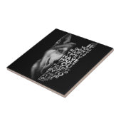 Husky als je niet gelooft dat ze zielen hebben T- Tegeltje (Zijkant)