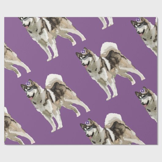 Husky Art inpakpapier (Vlak)