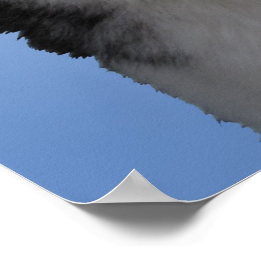 Husky Art Print Sled Dog Art Poster Husky Gifts (Hoek)