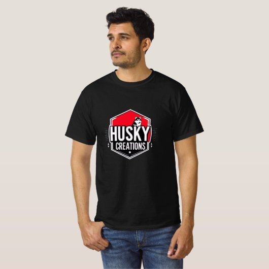 Husky Artistry T-shirt (Voorkant volledig)
