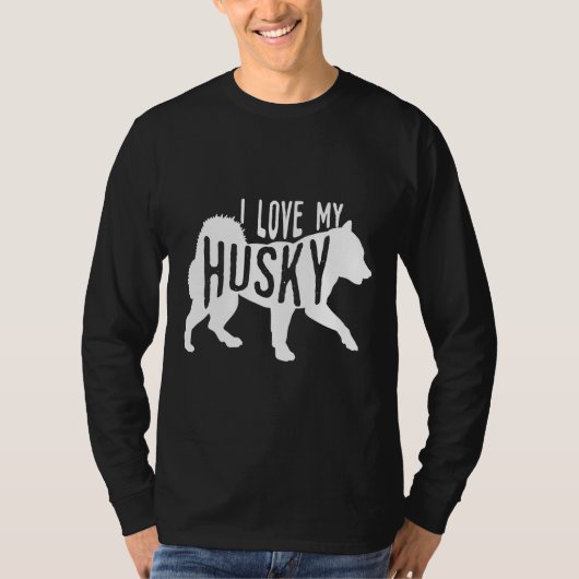 Husky Baby T-shirt (Voorkant)