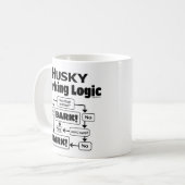 Husky Barking Logic Koffiemok (Voorkant links)