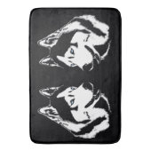 Husky Bathmat Husky Malamute Bath Decor Badmat (Voorkant Verticaal)