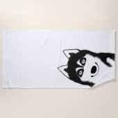 Husky Beach Towel Strandlaken (Voorkant)