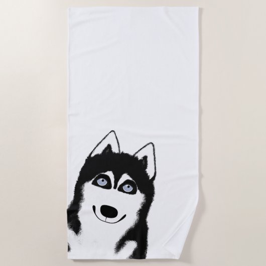 Husky Beach Towel Strandlaken (Voorkant)