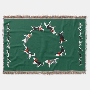 Husky Blanket Holiday Husky Dog Throw Blankets Deken