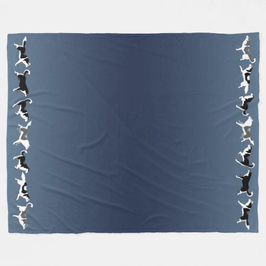 Husky Blanket Siberian Husky Dog Fleece Blankets (Voorkant (Horizontaal))