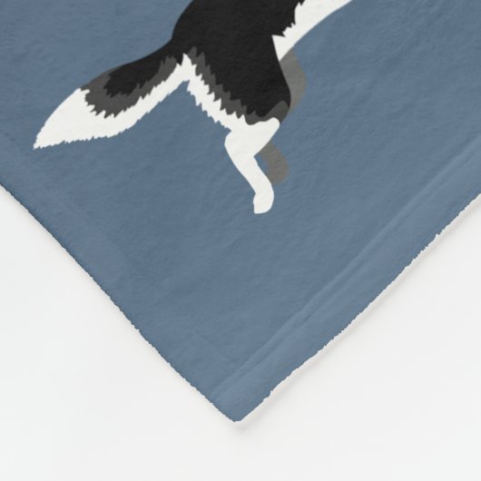 Husky Blanket Siberian Husky Dog Fleece Blankets (Hoek)