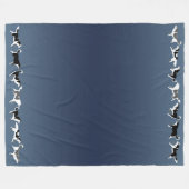Husky Blanket Siberian Husky Dog Fleece Blankets Deken (Voorkant (Horizontaal))
