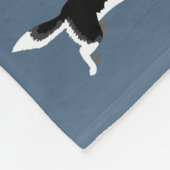 Husky Blanket Siberian Husky Dog Fleece Blankets Deken (Hoek)