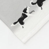 Husky Blanket Siberian Husky Dog Fleece Blankets Deken (Hoek)