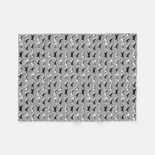 Husky Blanket Siberian Husky Dog Fleece Blankets Deken (Voorkant (Horizontaal))