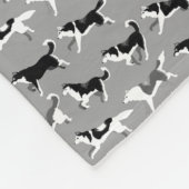 Husky Blanket Siberian Husky Dog Fleece Blankets Deken (Hoek)