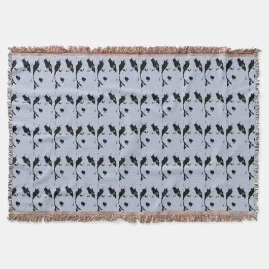 Husky Blanket Siberian Husky Dog Throw Blankets Bl Deken (Voorkant)